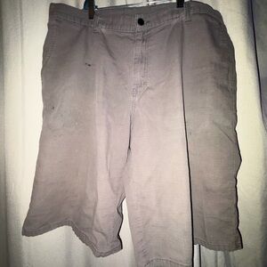 Dickies Men's Tan Flat Front Shorts